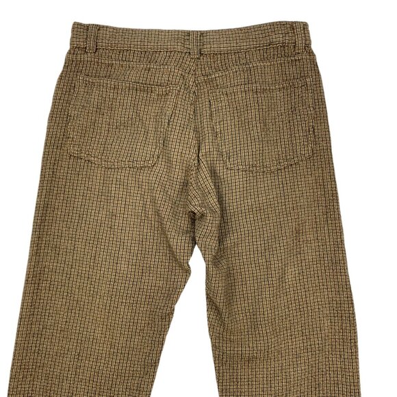 Moschino Jean Plaid Pant 34 Wool Blend Relaxed Fit Mid Rise Cropped Heritage - Picture 9 of 12
